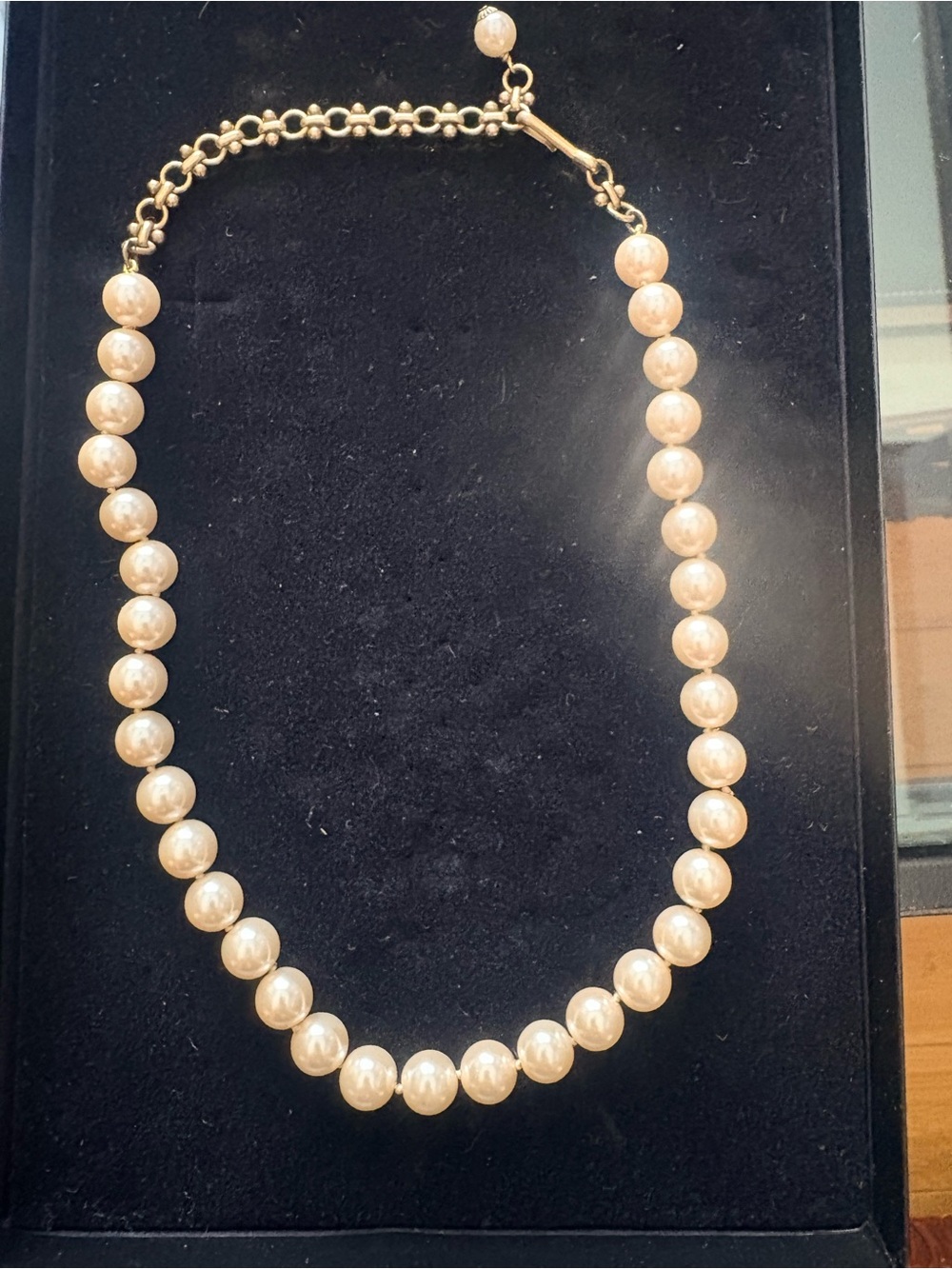 Luminous Large Faux Pearl Necklace
